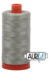 Aurifil Mako 50wt Cotton 1300 m 1422 yd. spool - 2902 Light Laurel Green Aurifil Mako 50wt Cotton 1300 m 1422 yd. spool - 2902 Light Laurel Green