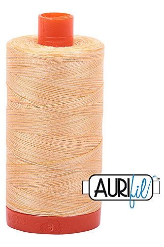 Aurifil Mako 50wt Cotton 1300 m 1422 yd. spool - 3920 Golden Glow Aurifil Mako 50wt Cotton 1300 m 1422 yd. spool - 3920 Golden Glow