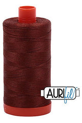 Aurifil Mako 50wt Cotton 1300 m 1422 yd. spool - 4012 Copper Brown Aurifil Mako 50wt Cotton 1300 m 1422 yd. spool - 4012 Copper Brown
