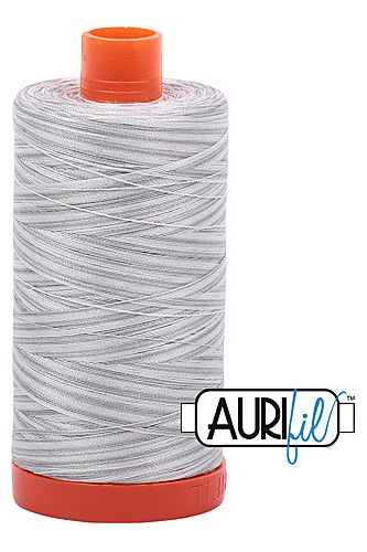 Aurifil Mako 50wt Cotton 1300 m 1422 yd. spool - 4060 Silver Moon Aurifil Mako 50wt Cotton 1300 m 1422 yd. spool - 4060 Silver Moon