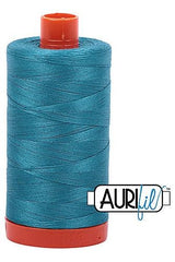 Aurifil Mako 50wt Cotton 1300 m 1422 yd. spool - 4182 Dark Turquoise Aurifil Mako 50wt Cotton 1300 m 1422 yd. spool - 4182 Dark Turquoise