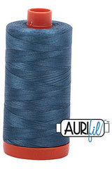 Aurifil Mako 50wt Cotton 1300 m 1422 yd. spool - 4644 Smoke Blue Aurifil Mako 50wt Cotton 1300 m 1422 yd. spool - 4644 Smoke Blue
