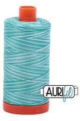 Aurifil Mako 50wt Cotton 1300 m 1422 yd. spool - 4654 Turquoise Foam Aurifil Mako 50wt Cotton 1300 m 1422 yd. spool - 4654 Turquoise Foam