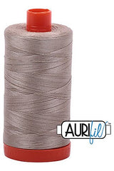 Aurifil Mako 50wt Cotton 1300 m 1422 yd. spool - 5011 Rope Beige Aurifil Mako 50wt Cotton 1300 m 1422 yd. spool - 5011 Rope Beige