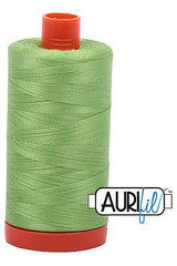 Aurifil Mako 50wt Cotton 1300 m 1422 yd. spool - 5017 Shining Green Aurifil Mako 50wt Cotton 1300 m 1422 yd. spool - 5017 Shining Green