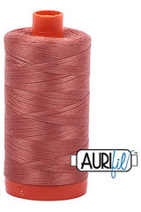 Aurifil Mako 50wt Cotton 1300 m 1422 yd. spool - 6728 Cinnabar Aurifil Mako 50wt Cotton 1300 m 1422 yd. spool - 6728 Cinnabar