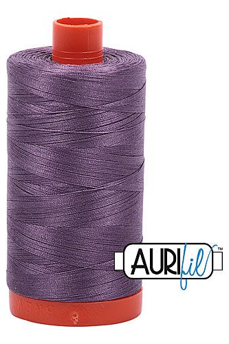 Aurifil Mako 50wt Cotton 1300 m 1422 yd. spool - 6735 Plumtastic Aurifil Mako 50wt Cotton 1300 m 1422 yd. spool - 6735 Plumtastic
