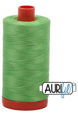 Aurifil Mako 50wt Cotton 1300 m 1422 yd. spool - 6737 Shamrock Green Aurifil Mako 50wt Cotton 1300 m 1422 yd. spool - 6737 Shamrock Green