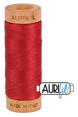 Aurifil Mako 80wt Cotton 274 m 300 yd. spool - 1103 Burgundy Aurifil Mako 80wt Cotton 274 m 300 yd. spool - 1103 Burgundy