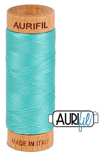 Aurifil Mako 80wt Cotton 274 m 300 yd. spool - 1148 Light Jade Aurifil Mako 80wt Cotton 274 m 300 yd. spool - 1148 Light Jade