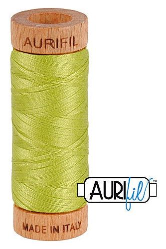 Aurifil Mako 80wt Cotton 274 m 300 yd. spool - 1231 Spring Green Aurifil Mako 80wt Cotton 274 m 300 yd. spool - 1231 Spring Green