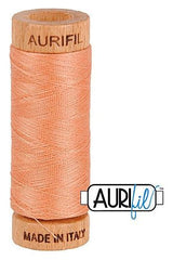 Aurifil Mako 80wt Cotton 274 m 300 yd. spool - 2215 Peach Aurifil Mako 80wt Cotton 274 m 300 yd. spool - 2215 Peach