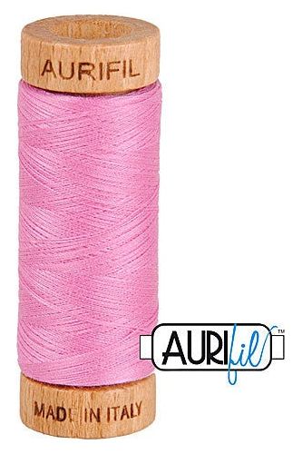 Aurifil Mako 80wt Cotton 274 m 300 yd. spool - 2479 Medium Orchid Aurifil Mako 80wt Cotton 274 m 300 yd. spool - 2479 Medium Orchid