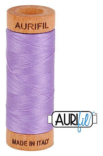 Aurifil Mako 80wt Cotton 274 m 300 yd. spool - 2520 Violet Aurifil Mako 80wt Cotton 274 m 300 yd. spool - 2520 Violet