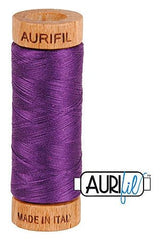 Aurifil Mako 80wt Cotton 274 m 300 yd. spool - 2545 Medium Purple Aurifil Mako 80wt Cotton 274 m 300 yd. spool - 2545 Medium Purple
