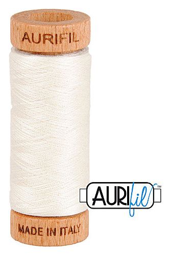 Aurifil Mako 80wt Cotton 274 m 300 yd. spool - 6722 Sea Bisquit Aurifil Mako 80wt Cotton 274 m 300 yd. spool - 6722 Sea Bisquit