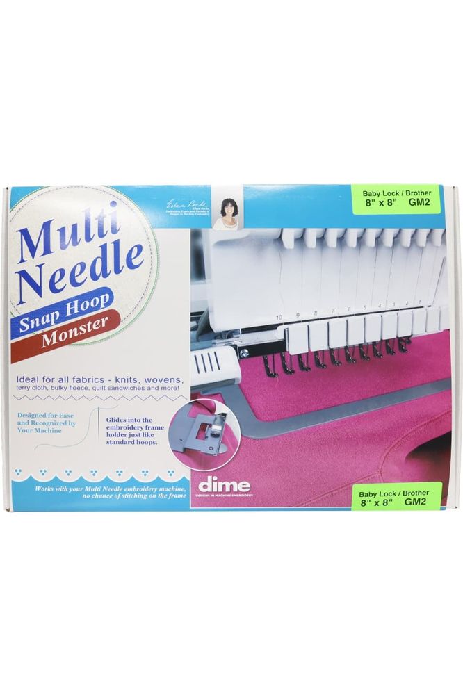 Dime, 8" x 8" Multi Needle Snap Hoop Monster- Babylock and Brother Dime, 8" x 8" Multi Needle Snap Hoop Monster- Babylock and Brother