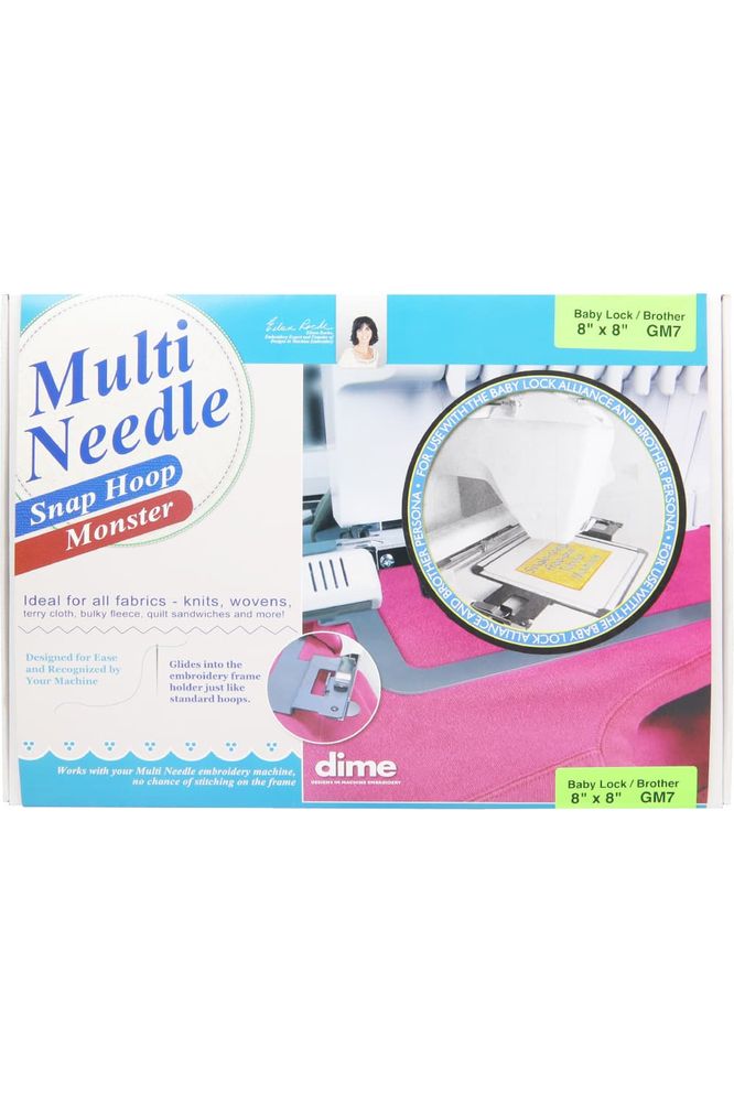 Dime, 8" x 8" Multi Needle Snap Hoop Monster- Brother and Babylock Dime, 8" x 8" Multi Needle Snap Hoop Monster- Brother and Babylock