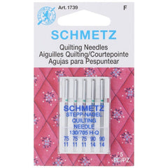 Quilting Needles, Schmetz (5pk) Quilting Needles, Schmetz (5pk)