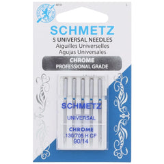 Chrome Universal Needles, Schmetz (5pk) Chrome Universal Needles, Schmetz (5pk)