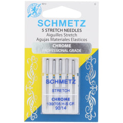Chrome Stretch Needles, Schmetz (5pk) Chrome Stretch Needles, Schmetz (5pk)
