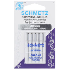 Chrome Universal Needles, Schmetz (5pk) Chrome Universal Needles, Schmetz (5pk)