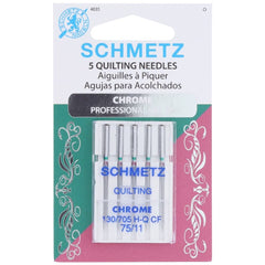 Chrome Quilting Needles, Schmetz (5pk) Chrome Quilting Needles, Schmetz (5pk)