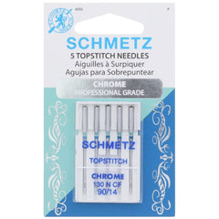 Chrome Topstitch Needles, Schmetz (5pk) Chrome Topstitch Needles, Schmetz (5pk)