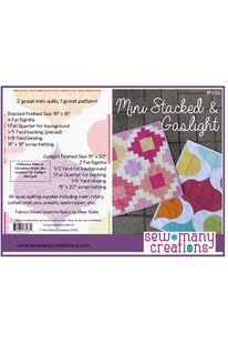 Mini Quilt Patterns: Stacked & Gaslight Mini Quilt Patterns: Stacked & Gaslight