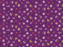 Clothworks - Summer Garden (Sold By 1/2 Meter) Clothworks - Summer Garden (Sold By 1/2 Meter)