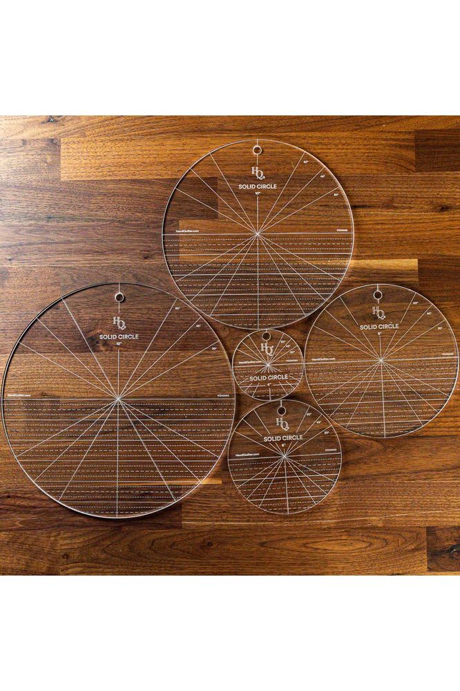 Handi Quilter Solid Circle Ruler Set Handi Quilter Solid Circle Ruler Set