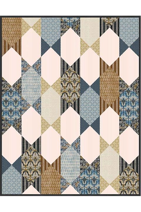 Quilt Pattern: The Abigail Quilt for The Wabi Collection Quilt Pattern: The Abigail Quilt for The Wabi Collection