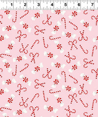 Clothworks Santa Paws-Pink (Sold By 1/2 Meter) Clothworks Santa Paws-Pink (Sold By 1/2 Meter)