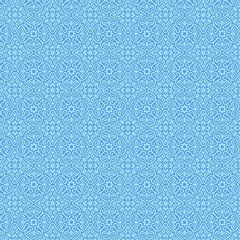 Transparency Watercolours-Damask Bluebell (Sold By 1/2 Meter) Transparency Watercolours-Damask Bluebell (Sold By 1/2 Meter)