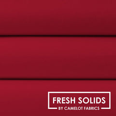 Camelot Fresh Solids-Crimson (Sold By 1/2 Meter) Camelot Fresh Solids-Crimson (Sold By 1/2 Meter)