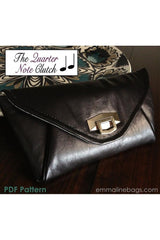 The Quarter Note Clutch Bag Pattern The Quarter Note Clutch Bag Pattern