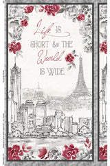 Travel the World Panel by Wilmington Prints (Sold By 1/2 Meter) Travel the World Panel by Wilmington Prints (Sold By 1/2 Meter)