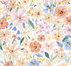 Flower house-Pretty Party (Sold By 1/2 Meter) Flower house-Pretty Party (Sold By 1/2 Meter)