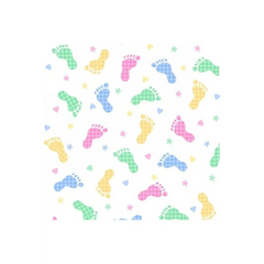 Comfy Flannel Prints, Footprints Comfy Flannel Prints, Footprints