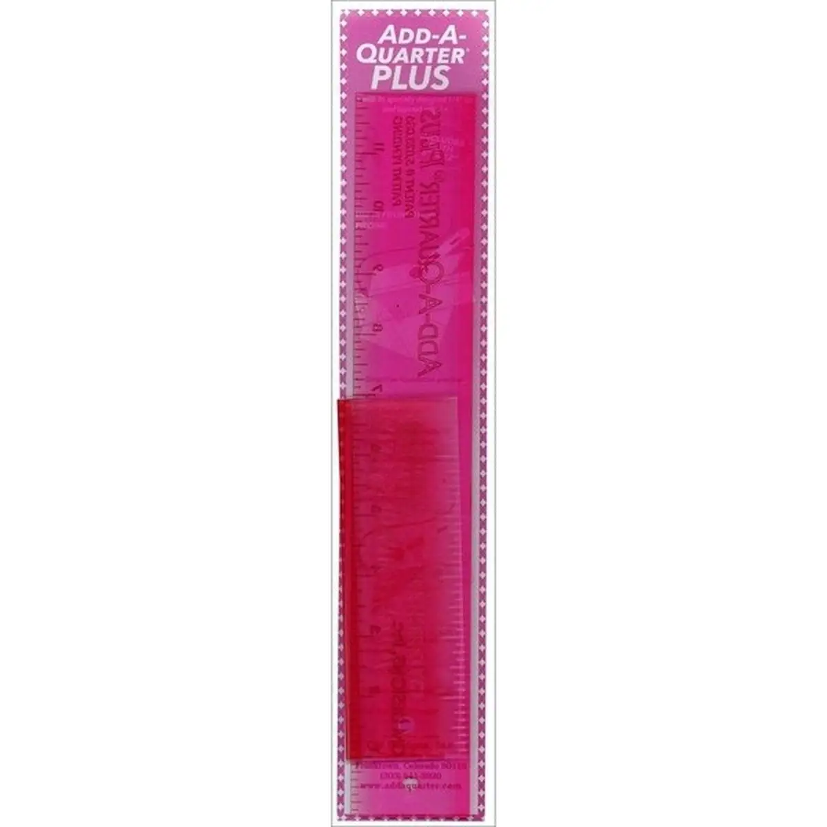 Add-A-Quarter PLUS Ruler - 6” Add-A-Quarter PLUS Ruler - 6”
