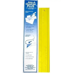 Add-A-Quarter PLUS Ruler - 6” Add-A-Quarter PLUS Ruler - 6”