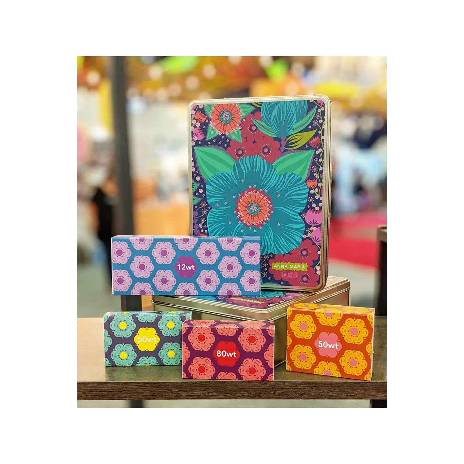Anna Maria Horner Aurifil Thread Collection in Designer Tin Anna Maria Horner Aurifil Thread Collection in Designer Tin