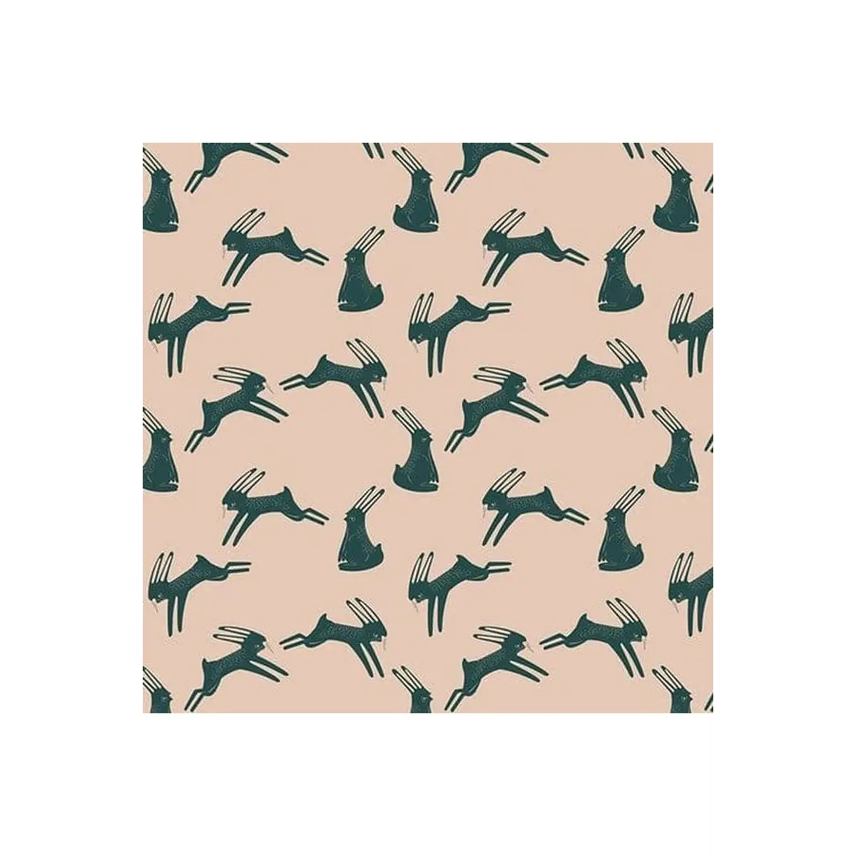 Fabric, Capsules Campsite Hopping Hare Fabric, Capsules Campsite Hopping Hare