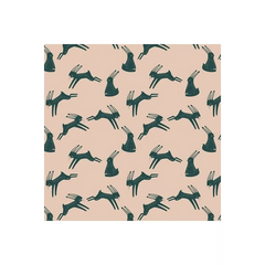 Fabric, Capsules Campsite Hopping Hare Fabric, Capsules Campsite Hopping Hare