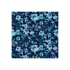 Midnight Sapphire Watercolour Large Floral Midnight Sapphire Watercolour Large Floral