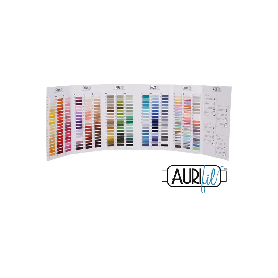 Aurifil Cotton Thread Colour Card Aurifil Cotton Thread Colour Card