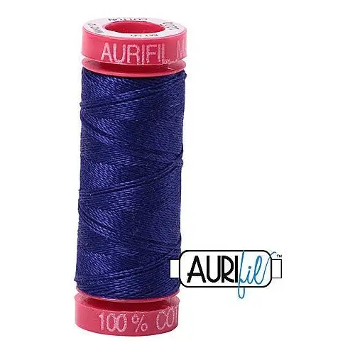 Aurifil Mako 12wt Cotton 50 m 54 yd. spool - 1200 Blue Violet Aurifil Mako 12wt Cotton 50 m 54 yd. spool - 1200 Blue Violet