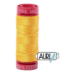Aurifil Mako 12wt Cotton 50 m 54 yd. spool - 2135 Yellow Aurifil Mako 12wt Cotton 50 m 54 yd. spool - 2135 Yellow