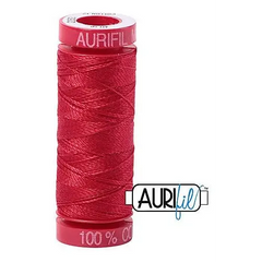 Aurifil Mako 12wt Cotton 50 m 54 yd. spool - 2250 Red Aurifil Mako 12wt Cotton 50 m 54 yd. spool - 2250 Red