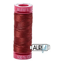 Aurifil Mako 12wt Cotton 50 m 54 yd. spool - 2355 Rust Aurifil Mako 12wt Cotton 50 m 54 yd. spool - 2355 Rust